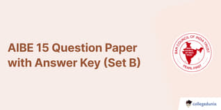 AIBE 15 Question Paper with Answer Key (Set B)